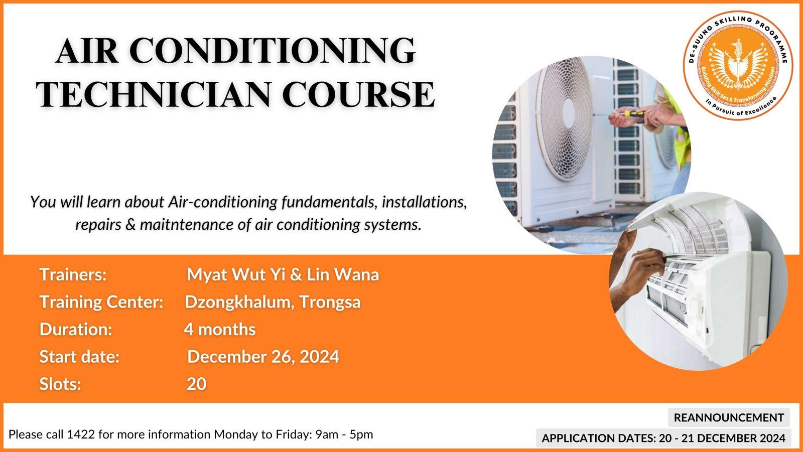 Air Conditioning Technician Course